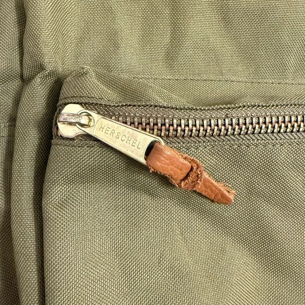 Herschel Supply Co Settlement Backpack Zipper Pack Unisex Olive Green 23L